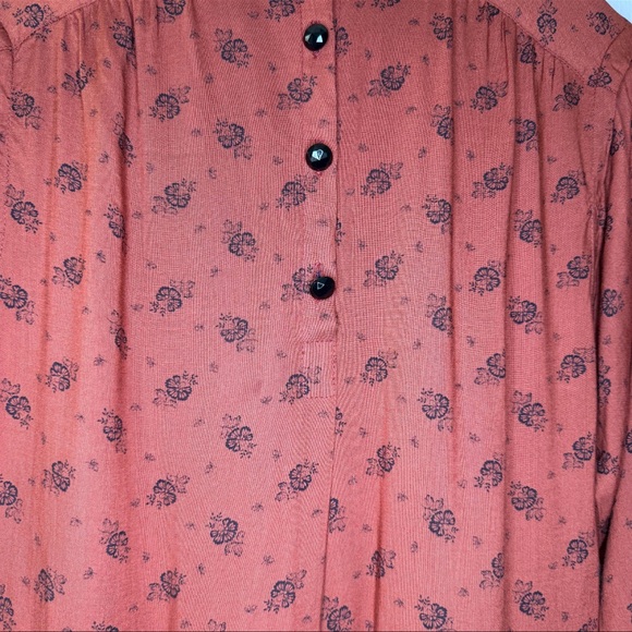 RARE Vintage 70s Floral Maternity Dress 🌸 authentic true bohemian vintage - Picture 9 of 10